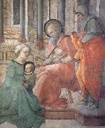 Fra Filippo Lippi Details of the Naming of t John the Baptist oil painting reproduction